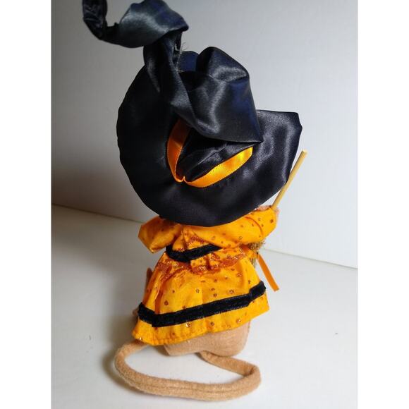 Annalee Mouse Witch Artist Doll Halloween 7in Handcrafted 2011 - Picture 3 of 4